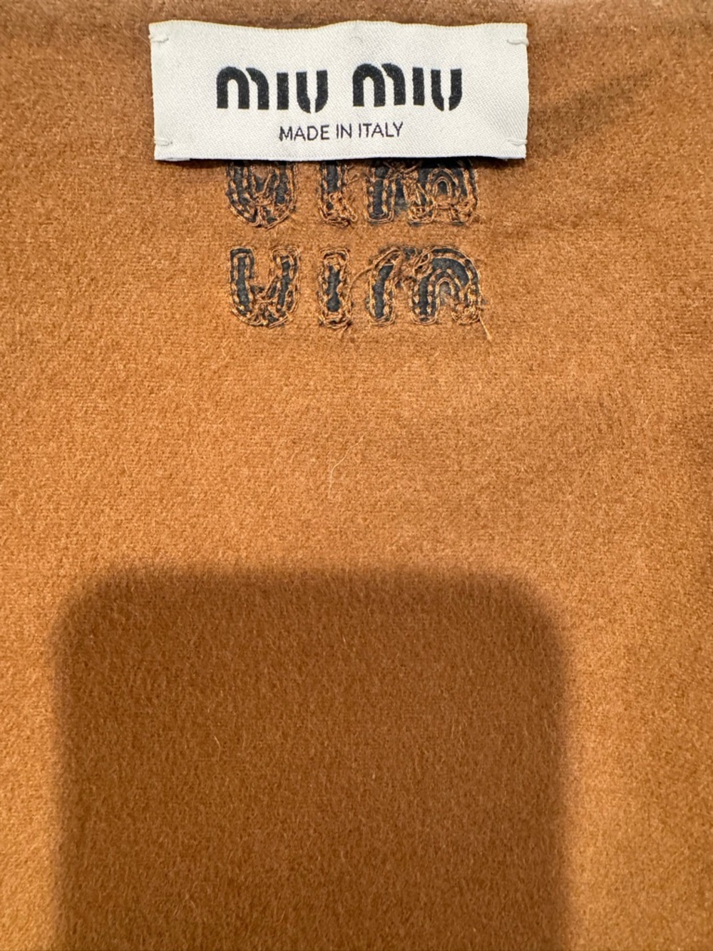 Miu Miu Cropped Button-Down Jacket in Warm Brown Size XS/S - Picture 11 of 15